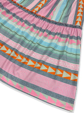 Load image into Gallery viewer, Ruffled Striped Long Sleeve Dress