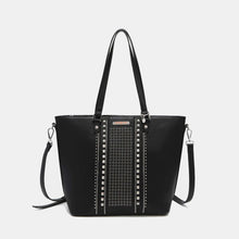 Load image into Gallery viewer, Nicole Lee USA Studded Decor Tote Bag