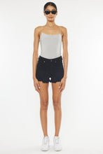 Load image into Gallery viewer, Kancan High Rise Raw Hem Denim Shorts