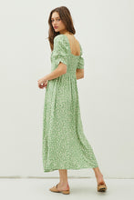 Load image into Gallery viewer, Be Cool Floral Smocked Back Slit Dress