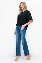 Load image into Gallery viewer, bytos Full Size Cat's Whiskers High Rise Straight Jeans