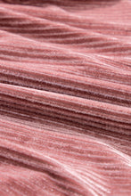 Load image into Gallery viewer, Ruffle Hem Round Neck Long Sleeve Dress