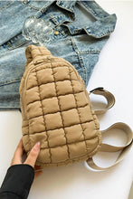 Load image into Gallery viewer, Quilted Nylon Crossbody Bag