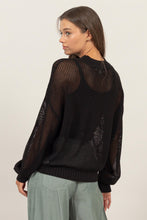 Load image into Gallery viewer, HYFVE Star Pattern Openwork Knit Cover Up