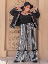 Load image into Gallery viewer, Plus Size Printed Wide Leg Pants