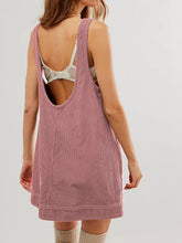 Load image into Gallery viewer, Mandy Round Neck Wide Strap Mini Dress with Pockets