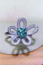 Load image into Gallery viewer, 1 Carat Moissanite Flower Shape Open Ring