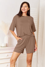 Load image into Gallery viewer, Basic Bae Full Size Soft Rayon Half Sleeve Top and Shorts Set
