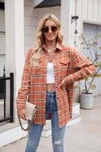 Load image into Gallery viewer, Mandy Plaid Button Up Long Sleeve Shirt