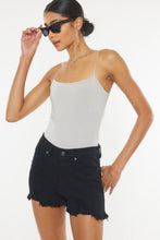 Load image into Gallery viewer, Kancan High Rise Raw Hem Denim Shorts