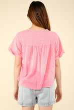 Load image into Gallery viewer, VERY J Nochted Short Sleeve Washed T-Shirt