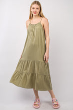 Load image into Gallery viewer, VERY J Ruffled A-Line Midi Cami Dress