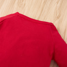 Load image into Gallery viewer, Baby Reindeer Applique Jumpsuit