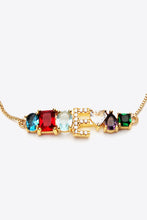 Load image into Gallery viewer, A to J Zircon Bracelet