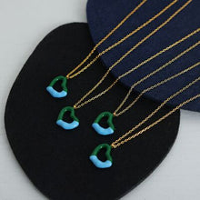 Load image into Gallery viewer, Heart Pendant Titanium Steel Necklace