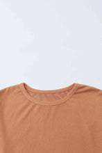 Load image into Gallery viewer, Round Neck Printed Dropped Shoulder Blouse