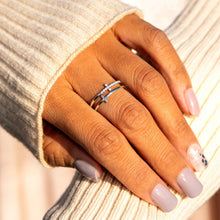 Load image into Gallery viewer, 925 Sterling Silver Double Cross Ring