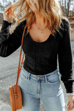 Load image into Gallery viewer, Scoop Neck Long Sleeve Top