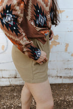 Load image into Gallery viewer, Corduroy Paperbag Waist High Waist Shorts with Pockets