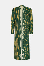 Load image into Gallery viewer, Printed Accordion Pleated One-Button Kimono