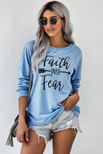 Load image into Gallery viewer, Letter Print Long Sleeve Pullover Shirt