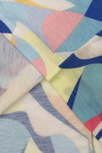 Load image into Gallery viewer, Plus Size Abstract Print Top and Wide Leg Pants Set with Pockets