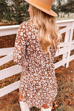 Load image into Gallery viewer, Floral V-Neck Mini Dress with Pockets