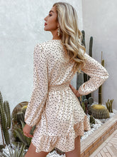 Load image into Gallery viewer, Polka Dot Layered Surplice Dress