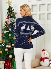 Load image into Gallery viewer, Reindeer Round Neck Sweater