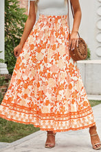 Load image into Gallery viewer, Floral Smocked Tiered Maxi Skirt