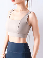 Load image into Gallery viewer, Square Neck Wide Strap Active Bra