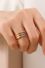 Load image into Gallery viewer, Triple-Layered Rhinestone Ring