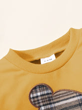 Load image into Gallery viewer, Plaid Bear Graphic Tee and Plaid Print Pants Kit