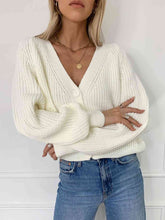 Load image into Gallery viewer, V-Neck Button Down Cardigan