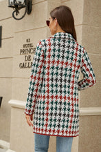 Load image into Gallery viewer, Printed Open Front Lapel Collar Cardigan with Pockets