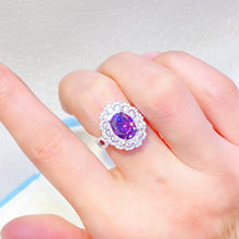 Load image into Gallery viewer, 2 Carat Moissanite 925 Sterling Silver Ring