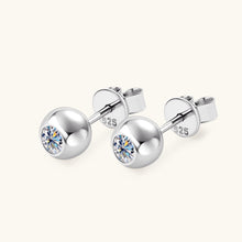 Load image into Gallery viewer, Moissanite 925 Sterling Silver Stud Earrings