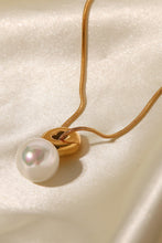 Load image into Gallery viewer, Freshwater Pearl Pendant 18K Gold-Plated Necklace