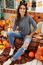 Load image into Gallery viewer, Heathered Round Neck Sweatshirt