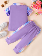 Load image into Gallery viewer, Short Sleeve Polo Shirt and Joggers Set