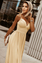 Load image into Gallery viewer, Slit Sweetheart Neck Spaghetti Strap Dress