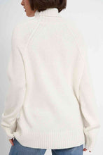 Load image into Gallery viewer, Turtle Neck Raglan Sleeve Sweater