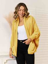 Load image into Gallery viewer, Open Front Cardigan with Pockets