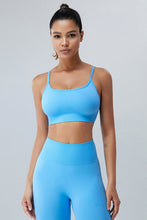 Load image into Gallery viewer, Crisscross Spaghetti Strap Active Bra