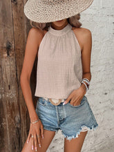 Load image into Gallery viewer, Halter Neck Dot Detail Top