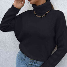 Load image into Gallery viewer, Turtle Neck Long Sleeve Sweater