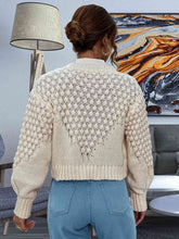 Load image into Gallery viewer, Button Front Ribbed Trim Cardigan