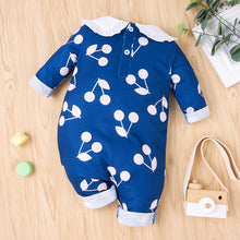 Load image into Gallery viewer, Baby Girl Printed Collared Jumpsuit