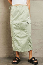 Load image into Gallery viewer, HYFVE Just In Time High Waisted Cargo Midi Skirt