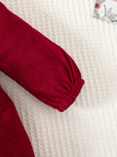 Load image into Gallery viewer, Peter Pan Collar Buttoned Long Sleeve Dress